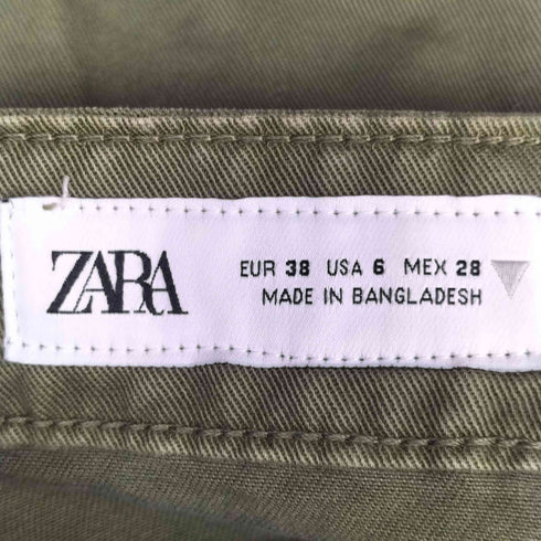 ザラ ZARA ワイドカーゴパンツ レディース JPN:38