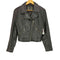 ゲス GUESS genuine leather リアルレザー 本革 ダブル ライダースジャケット レディース S