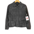 lmab leather ラムレザー 羊革 ジップ ジャケット レディース F