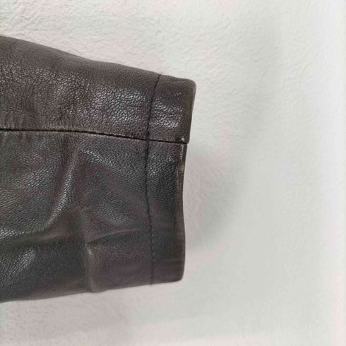 lmab leather ラムレザー 羊革 ジップ ジャケット レディース F