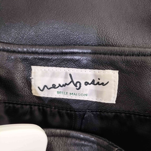 BELLE MAISON SHEEP LEATHER 羊革 レザー ミニスカート レディース