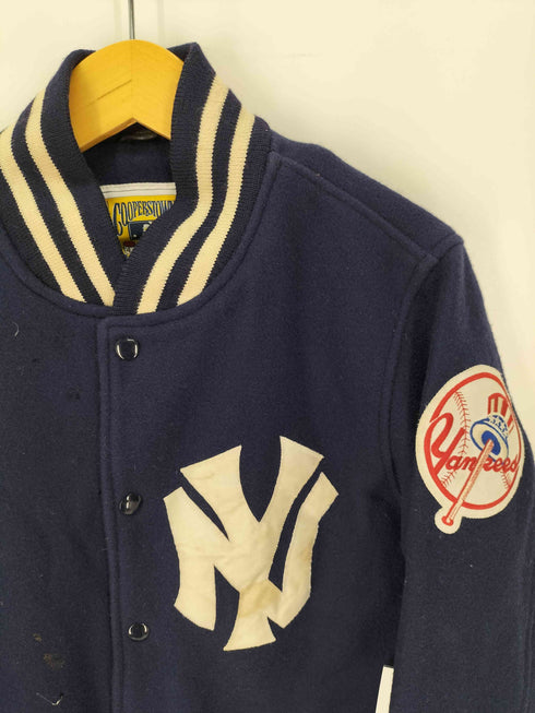 ミッチェルアンドネス mitchell&ness Cooperstown Collection クーパーズタウンコレクション USA製 ベースボール スタジアムジャンパー メンズ import:M