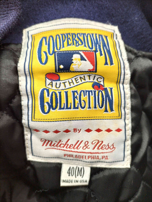 ミッチェルアンドネス mitchell&ness Cooperstown Collection クーパーズタウンコレクション USA製 ベースボール スタジアムジャンパー メンズ import:M