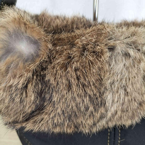 コーチ COACH rabbit fur ラビットファー 裏地 シグネチャー ハンドバッグ Y2K レディース