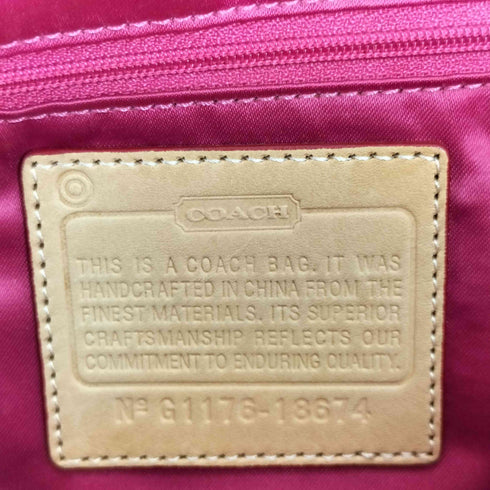 コーチ COACH POPPY エナメル トートバッグ レディース