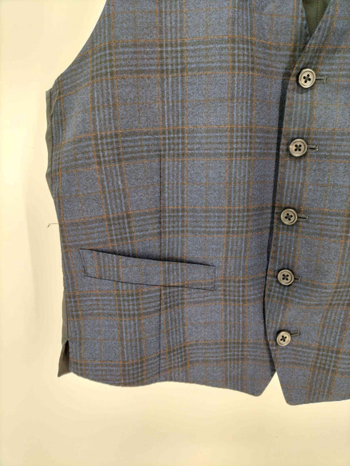 ポールスミス Paul Smith チェック柄切替 ベスト メンズ JPN:L