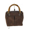 グッチ GUCCI バンブー スエード ハンドバッグ bamboo suede handbag レディース