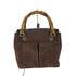 グッチ GUCCI バンブー スエード ハンドバッグ bamboo suede handbag レディース