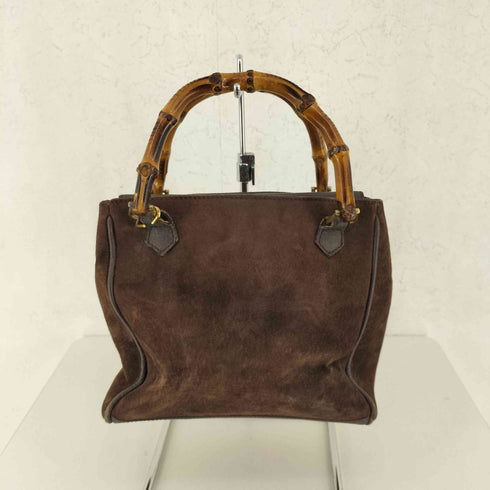 グッチ GUCCI バンブー スエード ハンドバッグ bamboo suede handbag レディース