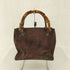 グッチ GUCCI バンブー スエード ハンドバッグ bamboo suede handbag レディース