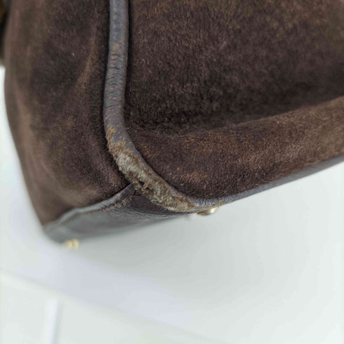 グッチ GUCCI バンブー スエード ハンドバッグ bamboo suede handbag レディース