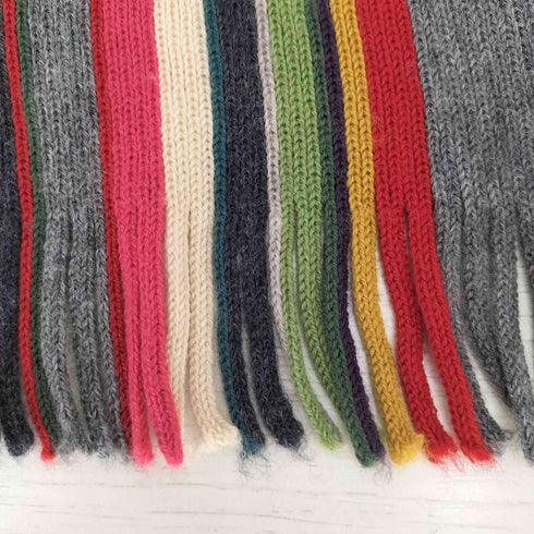 ポールスミス Paul Smith ドイツ製 ロゴ刺繍 ウール100% マルチストライプ マフラー メンズ