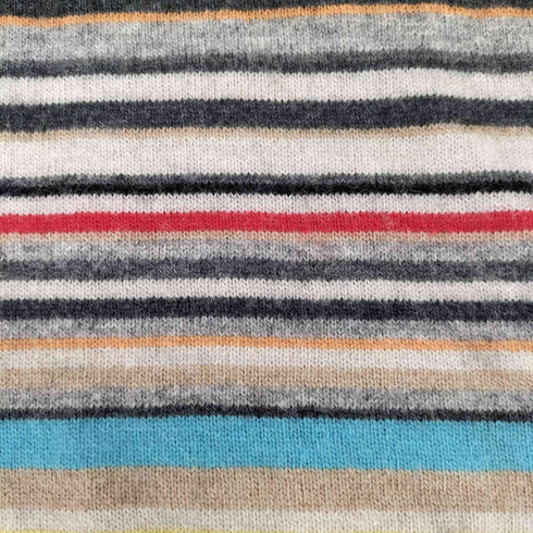 ポールスミス Paul Smith カシミヤ ウール混 マルチボーダー マフラー メンズ