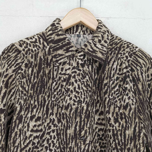 レオパード ロングスリーブシャツ レディース JPN:13号