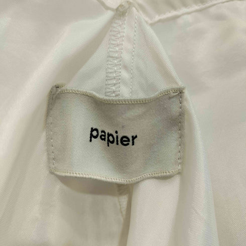 パピエ papier ボレロ ミリタリー ブラウス レディース