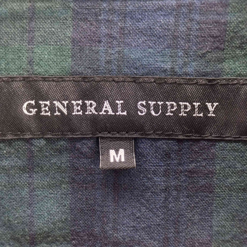 ジェネラルサプライ GENERAL SUPPLY スタンドカラー チェック ブルゾン ジャケット メンズ JPN:M