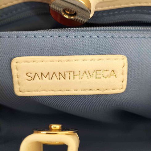 サマンサベガ Samantha Vega ロゴテープデニムトート ショルダーバッグ レディース