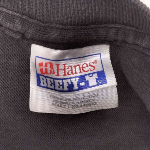 ヘインズ Hanes 90S バックプリントデザイン 半袖 Tシャツ メンズ