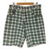 90S SOSTANZA チェック柄 ハーフパンツ メンズ US:34-35