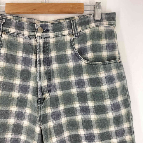 90S SOSTANZA チェック柄 ハーフパンツ メンズ US:34-35