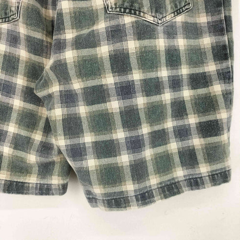 90S SOSTANZA チェック柄 ハーフパンツ メンズ US:34-35
