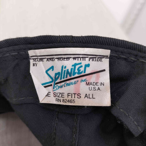 Splinter スプリンター 90S USA製 NASCAR刺繍 スナップバックキャップ メンズ