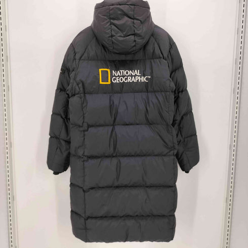 National Geographic バックロゴ フード付き ダウンコート メンズ import:XL