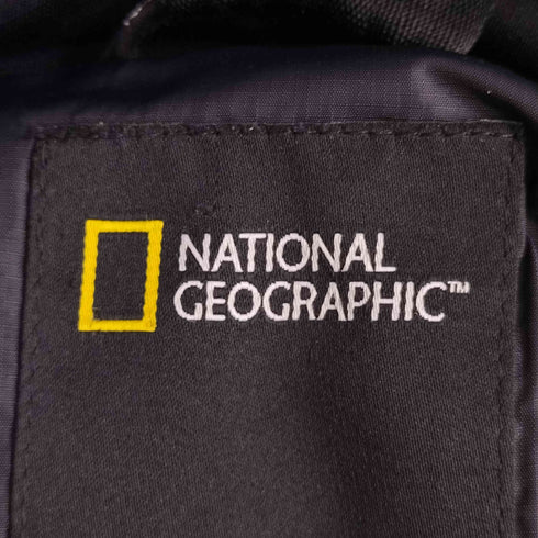 National Geographic バックロゴ フード付き ダウンコート メンズ import:XL