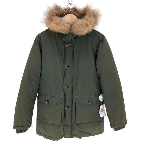 M&S リアルファー付きフード モッズコート メンズ JPN:L