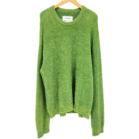 ノーマニュアル NOMANUAL CROPPED HAIRY KNIT メンズ import:L