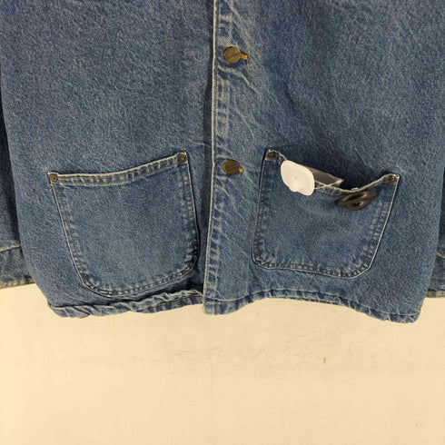 カーハート Carhartt 00s USA製 裏地 ブランケット デニム チョアコート メンズ M/R