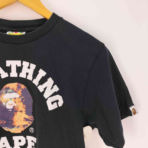 アベイシングエイプ A BATHING APE タイダイ ロゴ Tシャツ メンズ JPN:S