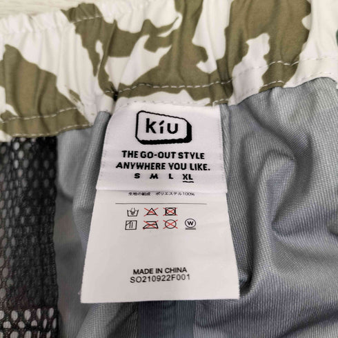 キウ KiU カモフラージュ柄 ショートパンツ メンズ JPN:XL