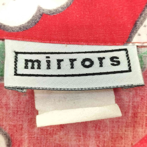 MIRRORS ミラーズ コットン 総柄 半袖 シャツ メンズ
