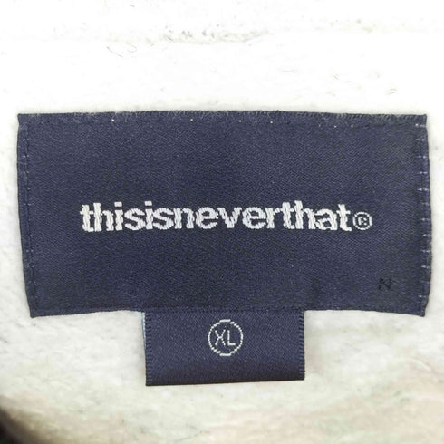 ディスイズネバーザット thisisneverthat ロゴ刺繍 プルオーバーパーカー メンズ JPN:XL