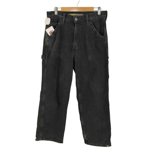 リーバイス Levis シルバータブ BAGGY CARPENTER ブラックデニムパンツ メンズ W30 L30