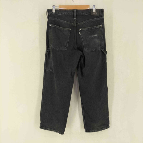 リーバイス Levis シルバータブ BAGGY CARPENTER ブラックデニムパンツ メンズ W30 L30