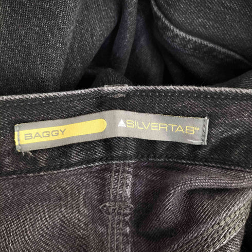 リーバイス Levis シルバータブ BAGGY CARPENTER ブラックデニムパンツ メンズ W30 L30