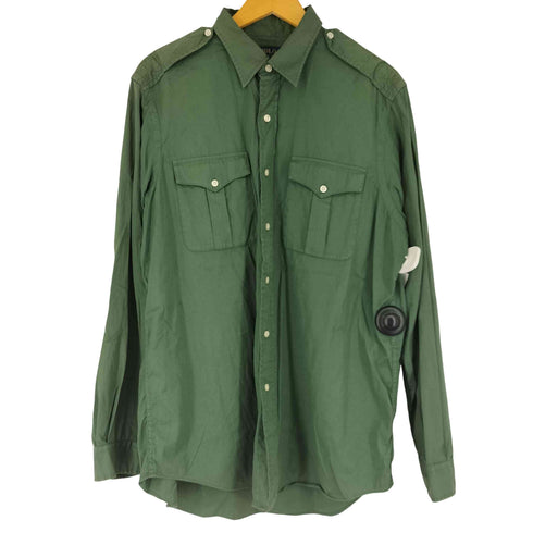 ポロラルフローレン POLO RALPH LAUREN エポレット付き ミリタリーシャツ メンズ import:L