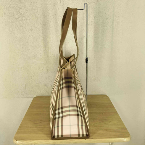 バーバリーロンドン BURBERRY LONDON MADE IN ITALY イタリア製 チェック トートバッグ レディース