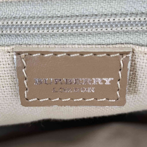 バーバリーロンドン BURBERRY LONDON MADE IN ITALY イタリア製 チェック トートバッグ レディース