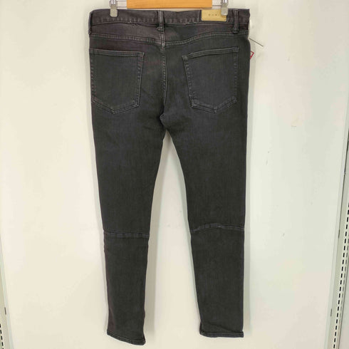 ミニマル mnml 裾ジップ ボタンフライ テーパード デニム パンツ メンズ FR:36-38