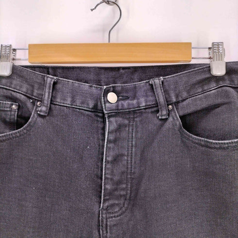 ミニマル mnml 裾ジップ ボタンフライ テーパード デニム パンツ メンズ FR:36-38
