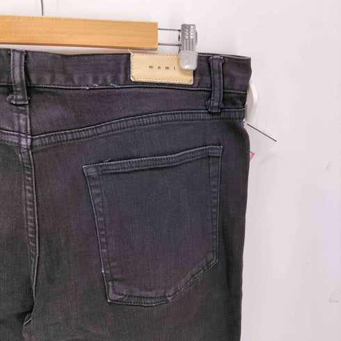 ミニマル mnml 裾ジップ ボタンフライ テーパード デニム パンツ メンズ FR:36-38