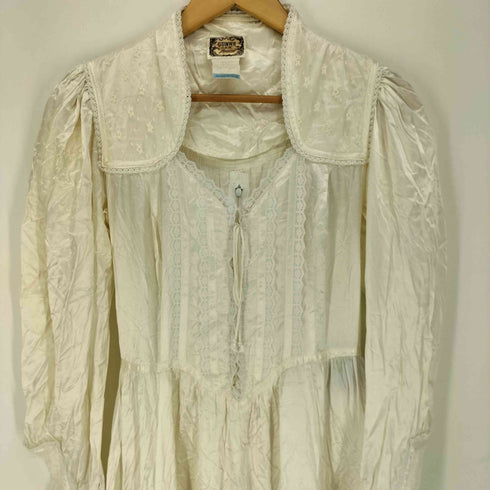 ガニーサックス GUNNE SAX 70S 紙タグ レーヨン フリル レーヨン ワンピース レディース 9