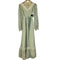 ガニーサックス GUNNE SAX 70S 紙タグ レーヨン フリル ワンピース レディース 13