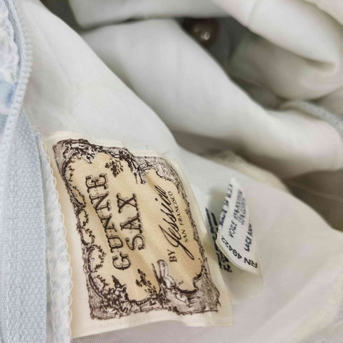 ガニーサックス GUNNE SAX 70S 紙タグ レーヨン フリル ワンピース レディース 13