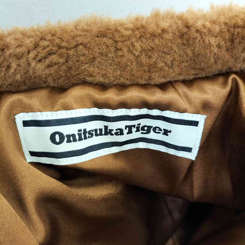 オニツカタイガー ONITSUKA TIGER ボア ダウンジャケット レディース M