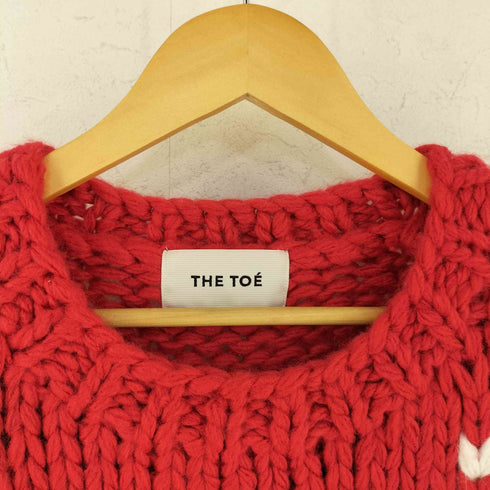 THE TOE ザ トゥー Notting-Hill Heart Knit ノッティングヒル ハートニット レディース M