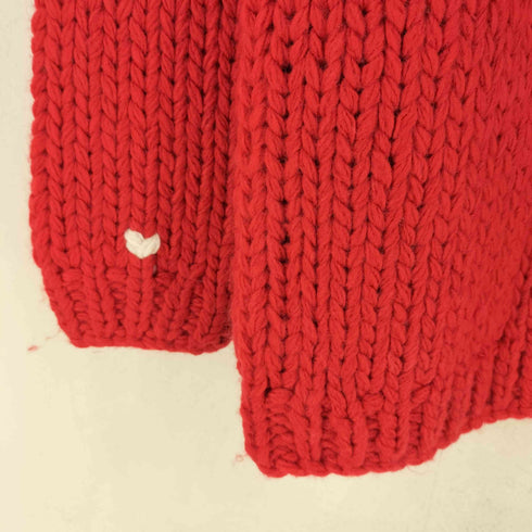 THE TOE ザ トゥー Notting-Hill Heart Knit ノッティングヒル ハートニット レディース M